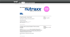 Desktop Screenshot of nutraxx.trnd.com