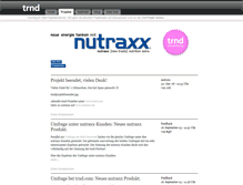 Tablet Screenshot of nutraxx.trnd.com