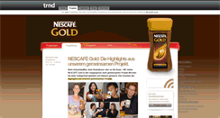 Desktop Screenshot of nescafe-gold-loeskaffee.trnd.com