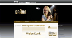 Desktop Screenshot of braun-satin-hair.trnd.com