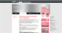 Desktop Screenshot of neutrogena.trnd.com