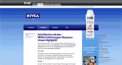 Desktop Screenshot of nivea-anti-schuppen-shampoo.trnd.com