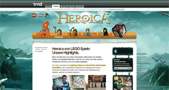 Desktop Screenshot of lego-heroica-brettspiel.trnd.com