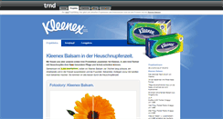 Desktop Screenshot of kleenex-balsam.trnd.com