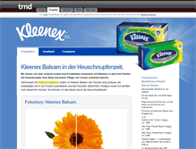 Tablet Screenshot of kleenex-balsam.trnd.com