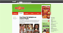 Desktop Screenshot of casa-fiesta-mexikanisch.trnd.com
