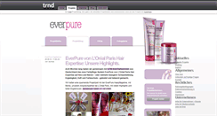 Desktop Screenshot of loreal-everpure-sulfatfreie-haarpflege.trnd.com