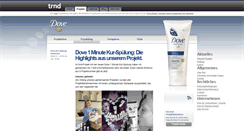 Desktop Screenshot of dove-haarkur.trnd.com