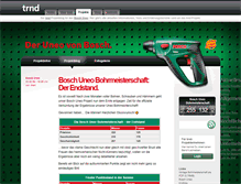 Tablet Screenshot of bosch-uneo.trnd.com