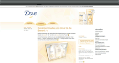 Desktop Screenshot of dove-sunshine.trnd.com
