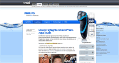 Desktop Screenshot of philips-aquatouch-rasierer.trnd.com