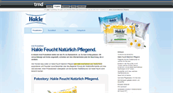 Desktop Screenshot of hakle-feucht-natuerlich-pflegend.trnd.com