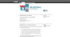 Desktop Screenshot of imnotfall.trnd.com