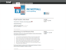 Tablet Screenshot of imnotfall.trnd.com