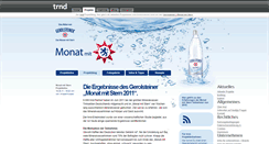 Desktop Screenshot of monatmitstern.trnd.com