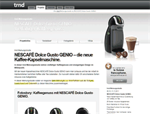 Tablet Screenshot of dolce-gusto-genio-kaffeemaschine.trnd.com