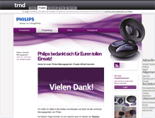 Tablet Screenshot of philips-sinnliches-massagegeraet.trnd.com