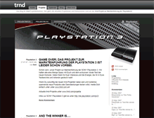 Tablet Screenshot of playstation3.trnd.com