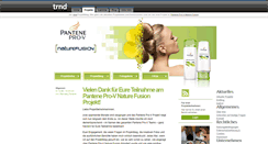 Desktop Screenshot of pantene-nature-fusion.trnd.com