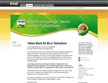Tablet Screenshot of frosta.trnd.com