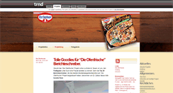 Desktop Screenshot of die-ofenfrische.trnd.com
