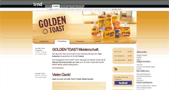 Desktop Screenshot of goldentoast.trnd.com