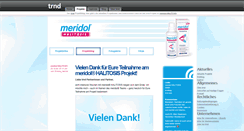 Desktop Screenshot of meridol-halitosis-mundspuelung.trnd.com