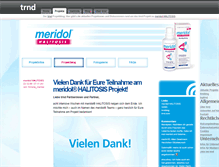 Tablet Screenshot of meridol-halitosis-mundspuelung.trnd.com