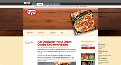 Desktop Screenshot of die-ofenfrische-pizza.trnd.com