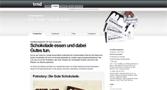 Desktop Screenshot of die-gute-schokolade.trnd.com