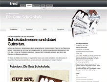 Tablet Screenshot of die-gute-schokolade.trnd.com