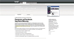 Desktop Screenshot of panasonic.trnd.com