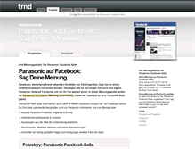 Tablet Screenshot of panasonic.trnd.com