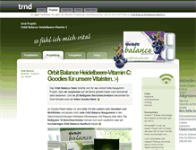 Tablet Screenshot of orbit-balance.trnd.com